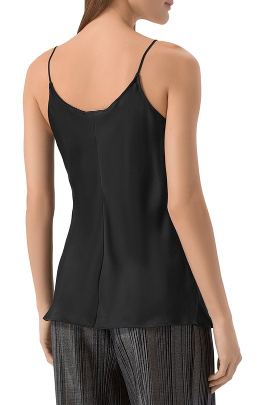 Шелковый топ Giorgio Armani 8CHCKZ18/TZ136 Чёрный  8CHCKZ18/TZ136 Фото 4