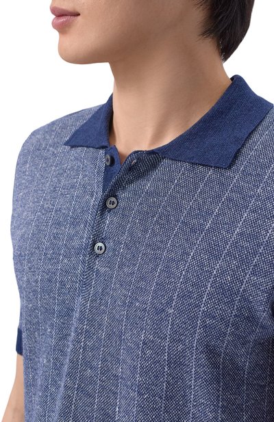 Поло изо льна и хлопка GRAN SASSO, арт. 57116/18662, фото 5