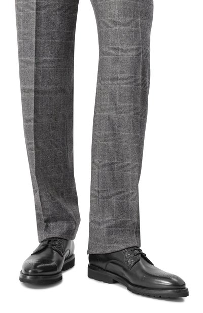 Кожаные дерби с отделкой из аллигатора BARRETT, арт. 252U010.2, фото 3