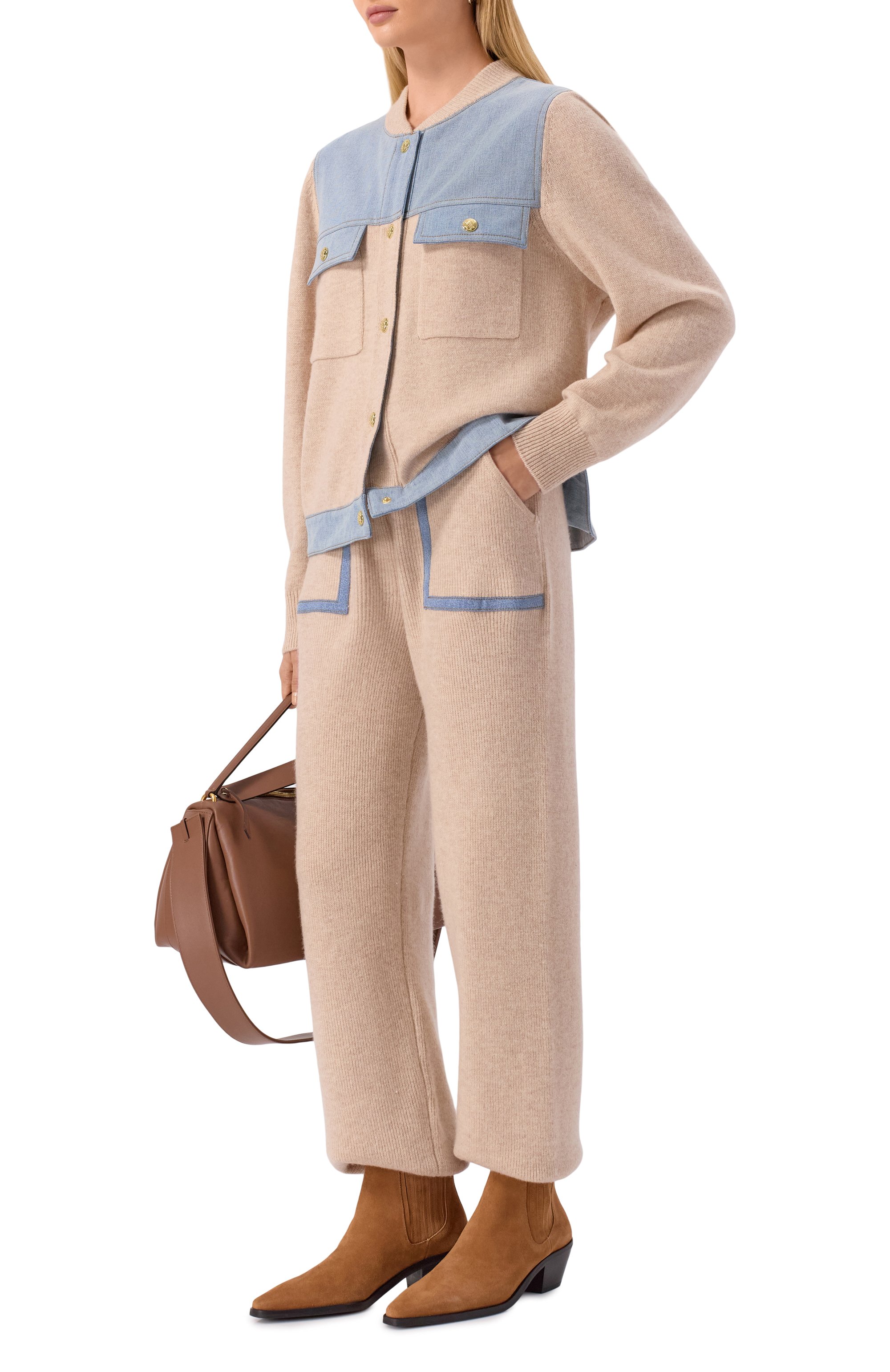 Джоггеры из шерсти и кашемира MAX AND MOI, арт. H25BAILA, фото 2