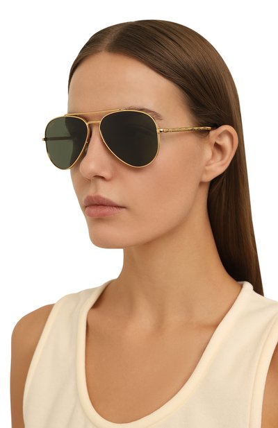 Солнцезащитные очки RAY-BAN зеленого цвета по цене 22500 руб., арт. 3625-919631, фото 2 Солнцезащитные очки RAY-BAN, арт. 3625-919631, фото 2