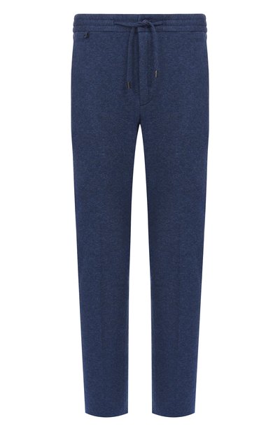 Брюки из хлопка и кашемира STEFANO RICCI синего цвета по цене 123000 руб., арт. M1T5300174/TE3001, фото 1 Брюки из хлопка и кашемира STEFANO RICCI, арт. M1T5300174/TE3001, фото 1