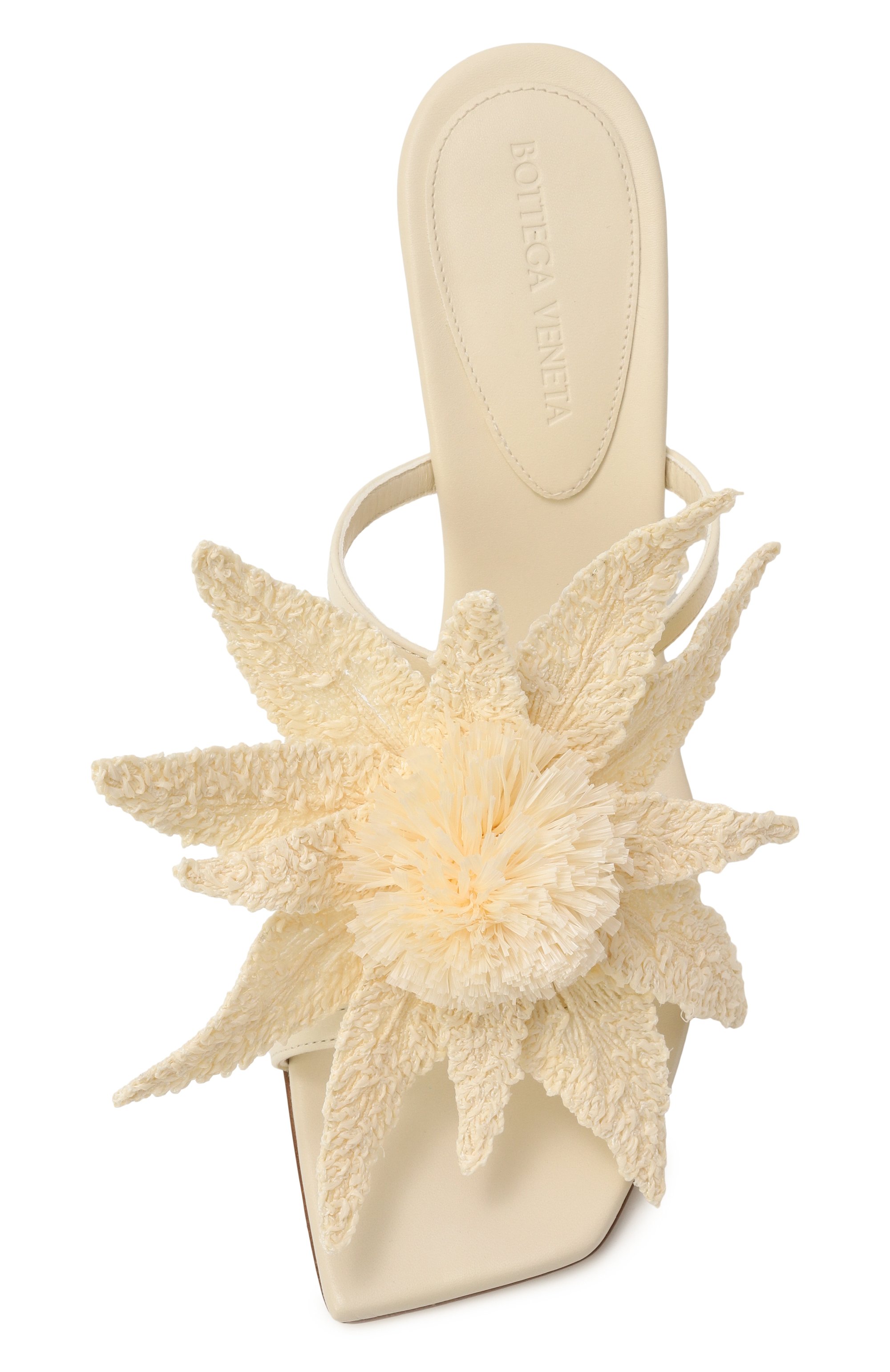 Кожаные мюли adam BOTTEGA VENETA кремового цвета по цене 241000 руб., арт. 816474/V54X0, фото 6 Кожаные мюли adam BOTTEGA VENETA, арт. 816474/V54X0, фото 6