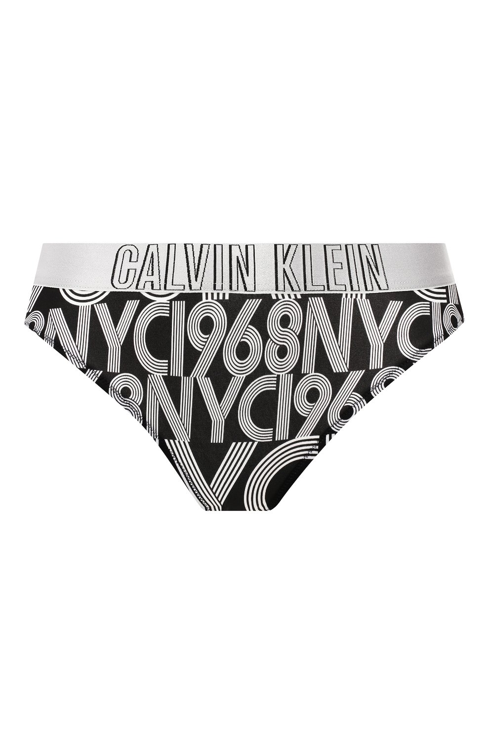 Плавки-бикини CALVIN KLEIN черно-белого цвета по цене 4605 руб., арт. KW0KW00820, фото 1 Плавки-бикини CALVIN KLEIN, арт. KW0KW00820, фото 1