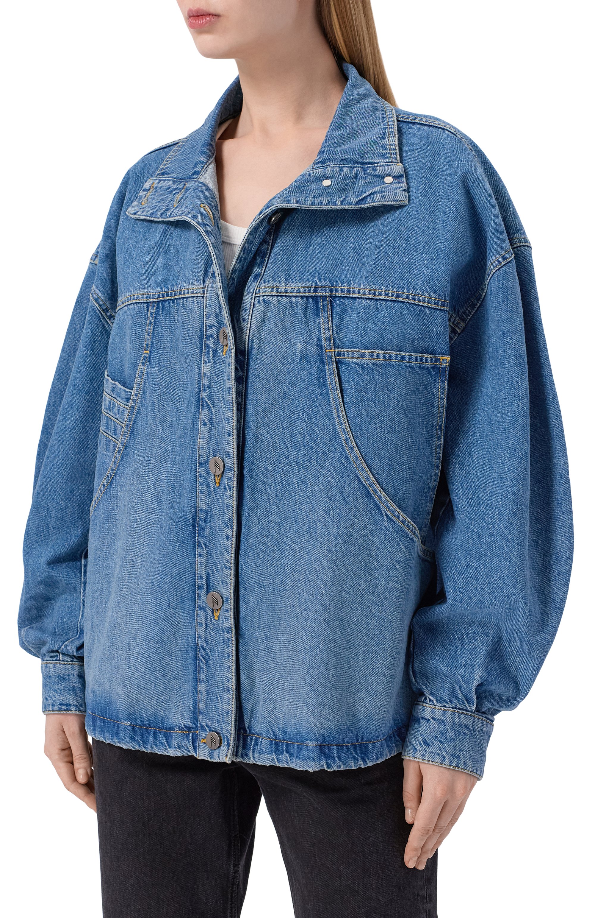 Джинсовая куртка THE ATTICO, арт. 260WCB00105/DDD116AA, фото 3