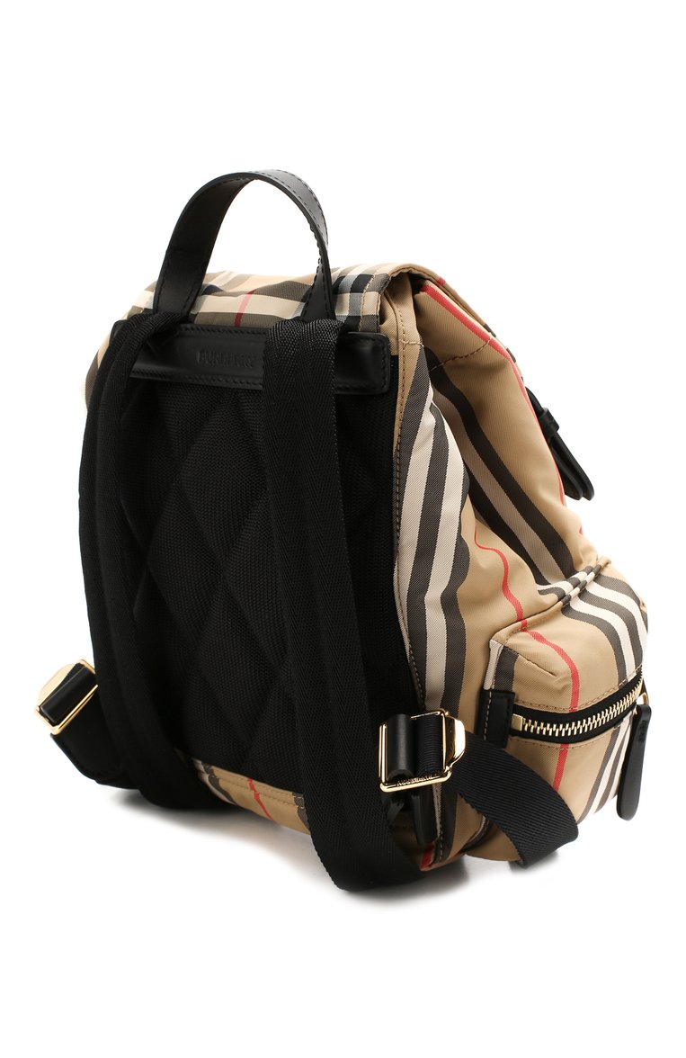 Женский рюкзак rucksack small BURBERRY бежевого цвета, арт. 8017164 | Фото 3 (Материал сплава: Проставлено, Проверено; Размер: mini; Ремень/цепочка: На ремешке; Статус проверки: Проверено, Проверена категория; Материал: Текстиль; Драгоценные камни: Проставлено; Стили: Кэжуэл)