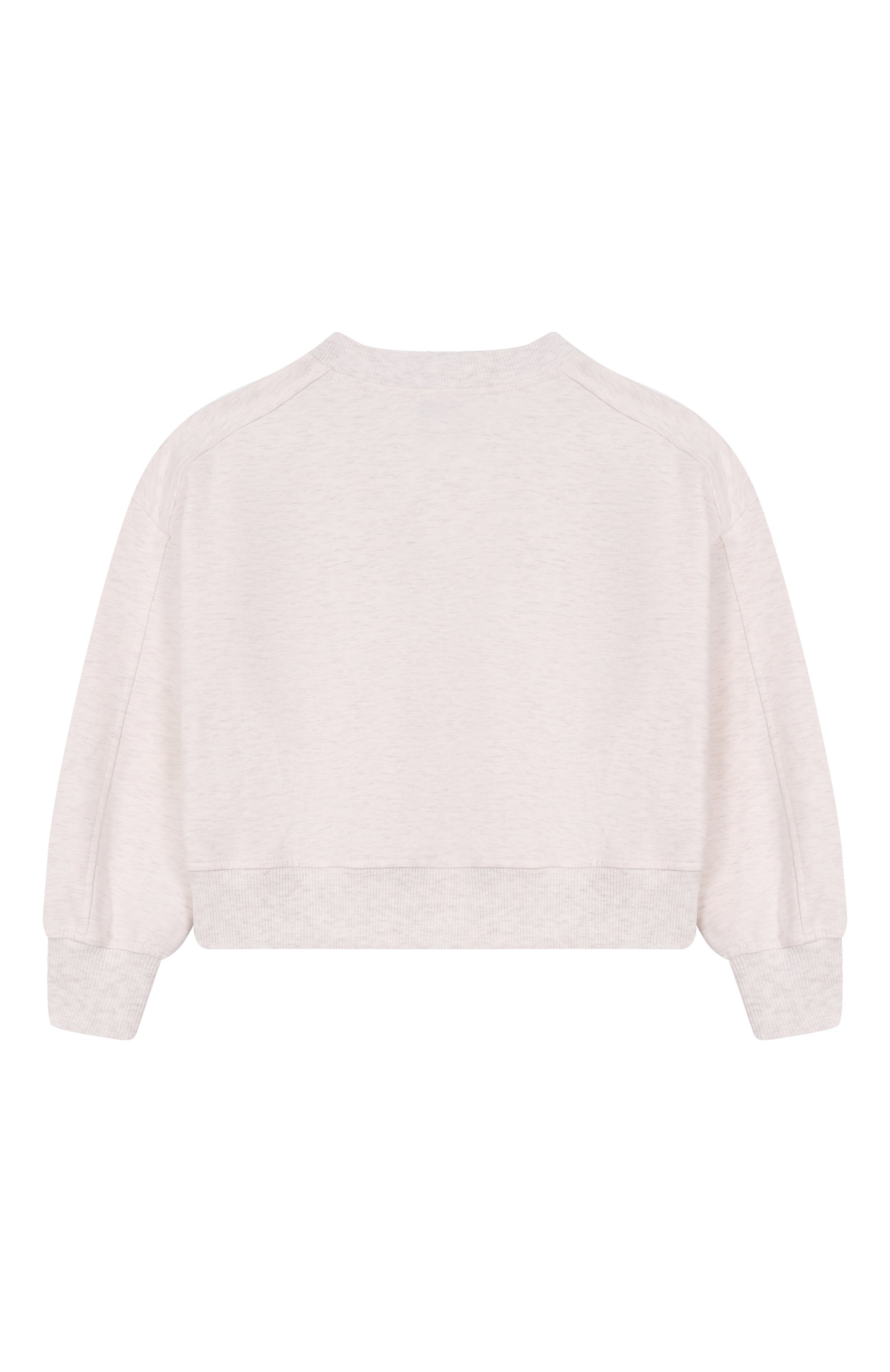 Хлопковый свитшот BRUNELLO CUCINELLI серого цвета по цене 49350 руб., арт. BH827E305A, фото 2 Хлопковый свитшот BRUNELLO CUCINELLI, арт. BH827E305A, фото 2