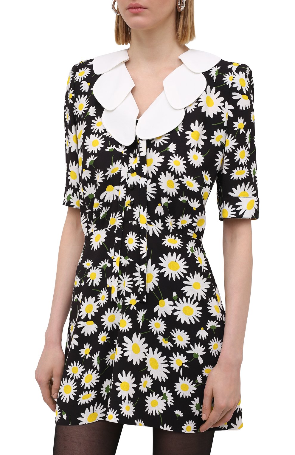 Платье из вискозы SAINT LAURENT, арт. 647998/Y5C97, фото 3