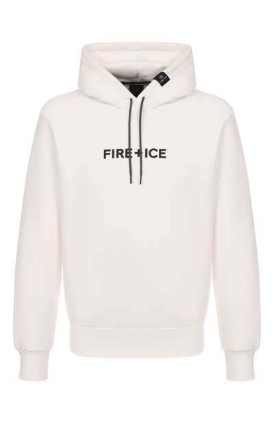 Хлопковое худи BOGNER FIRE+ICE белого цвета по цене 20200 руб., арт. 84347240, фото 1 Хлопковое худи BOGNER FIRE+ICE, арт. 84347240, фото 1