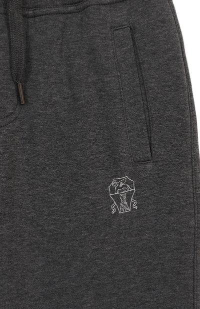 Хлопковые джоггеры BRUNELLO CUCINELLI, арт. BW863E347A, фото 3