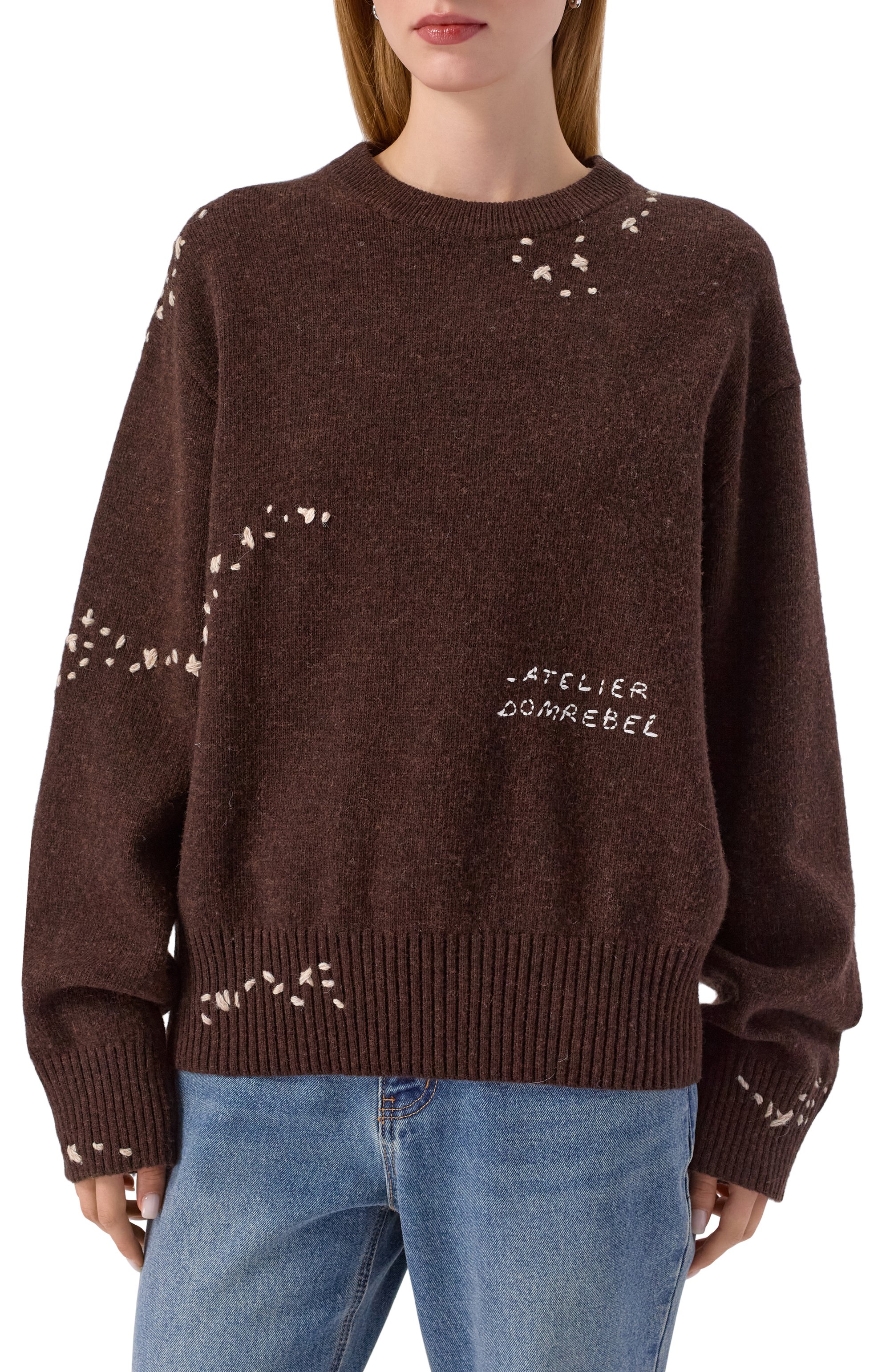 Свитер DOMREBEL, арт. 0FFICE KNIT CREWNECK, фото 3