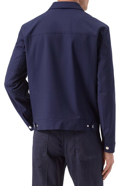 Шерстяная куртка-рубашка BRUNELLO CUCINELLI, арт. MM4506413, фото 4