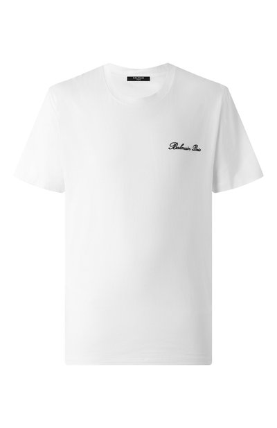 Мужская хлопковая футболка BALMAIN, арт. DH1EG010/BC68