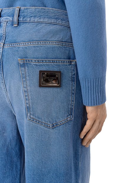 Джинсы over DOLCE & GABBANA синего цвета по цене 98950 руб., арт. GP15ND/G8NU8, фото 5 Джинсы over DOLCE & GABBANA, арт. GP15ND/G8NU8, фото 5