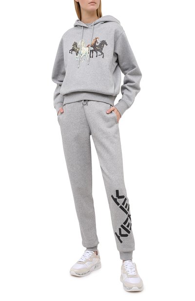 Хлопковые джоггеры kenzo sport KENZO, арт. FA62PA7224MS, фото 2