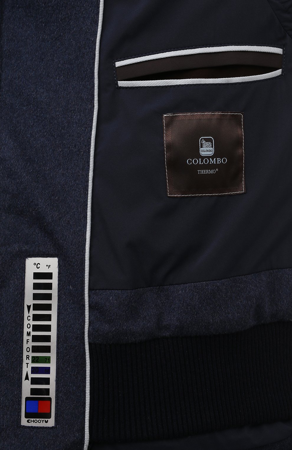 Пуховый жилет COLOMBO темно-синего цвета по цене 394000 руб., арт. GL00157/90772-50, фото 6 Пуховый жилет COLOMBO, арт. GL00157/90772-50, фото 6