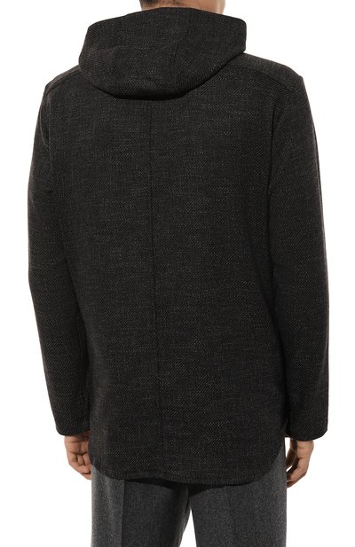 Рубашка из шерсти и шелка KITON, арт. UMCPETEK0170E02, фото 4