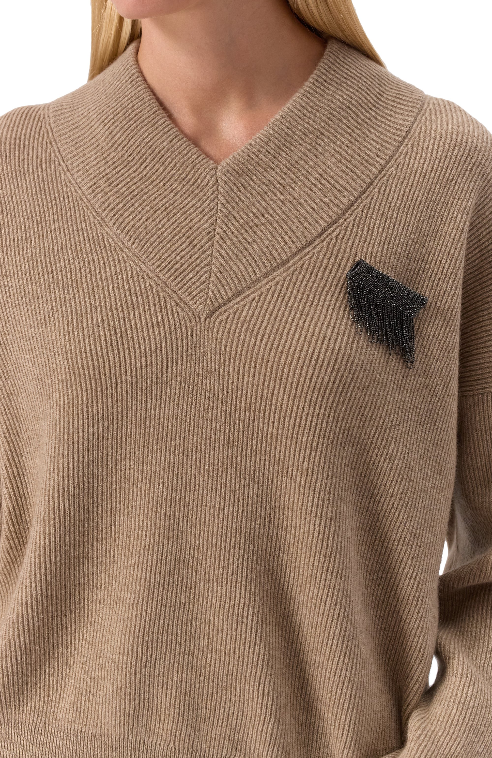 Кашемировый пуловер BRUNELLO CUCINELLI, арт. M12216302P, фото 5