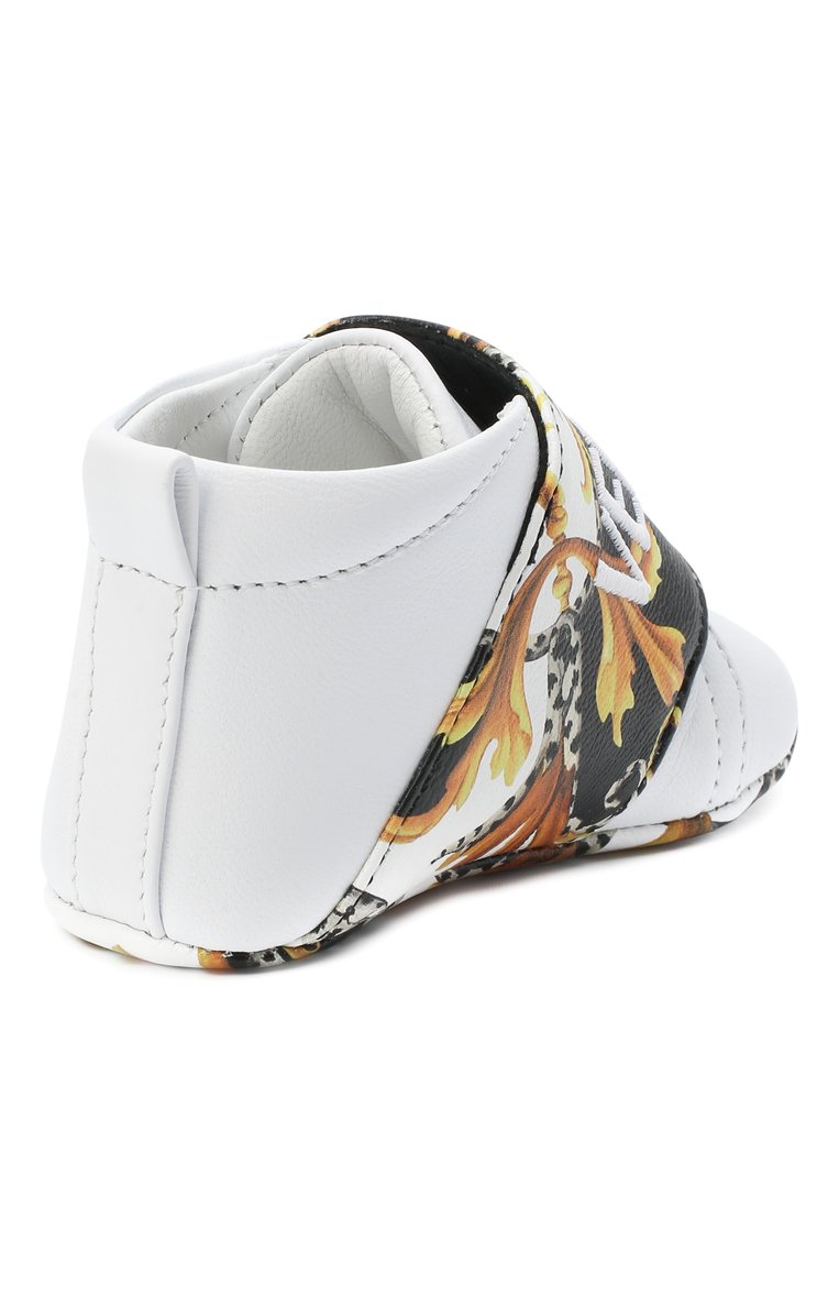Кожаные пинетки VERSACE, арт. YFX00028/YB00337, фото 3