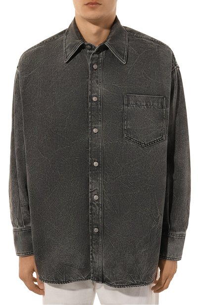 Джинсовая рубашка MM6, арт. SH0DT0015/M30011, фото 3