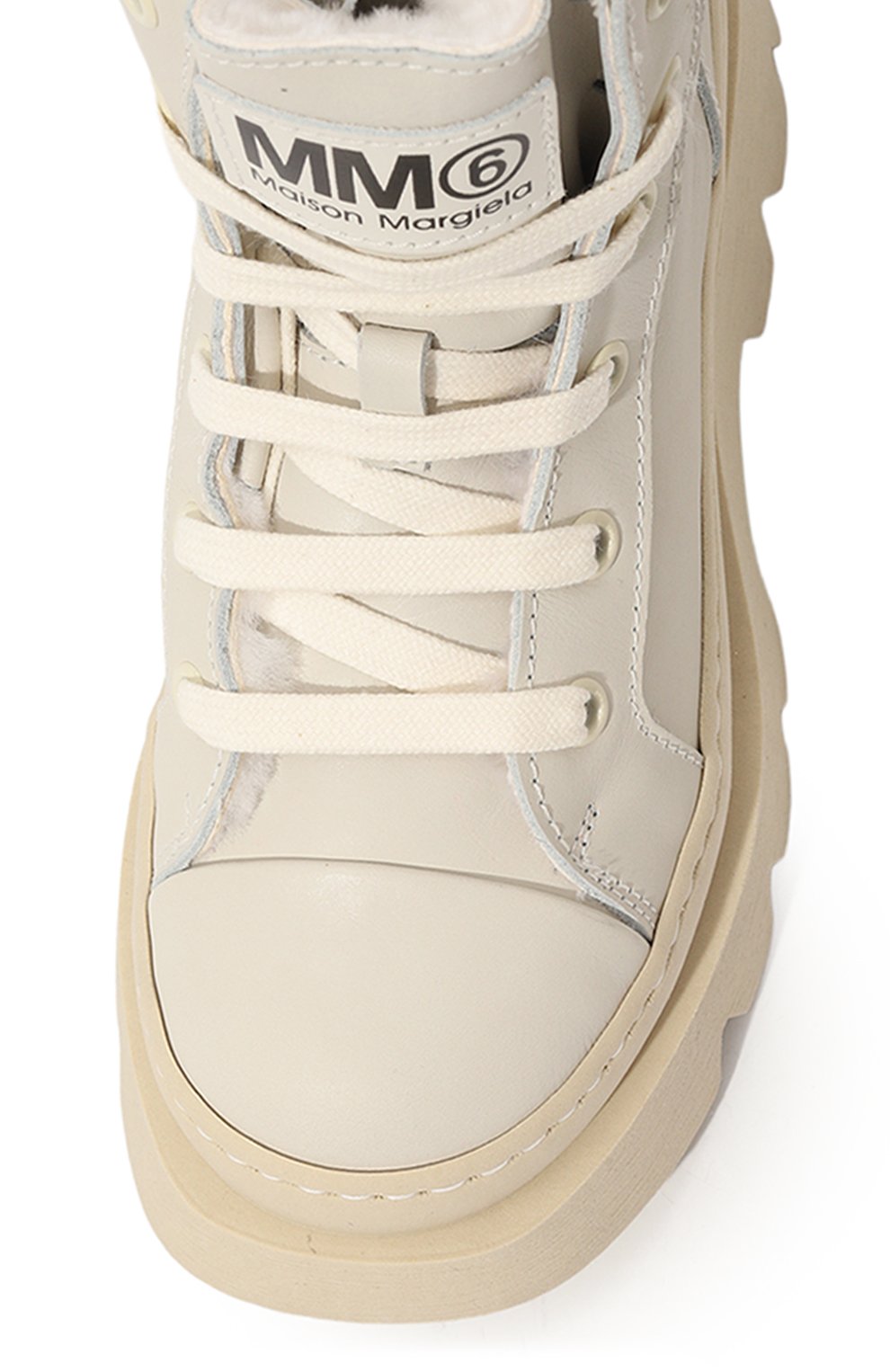 Кожаные ботинки MM6, арт. 75043/28-35, фото 4