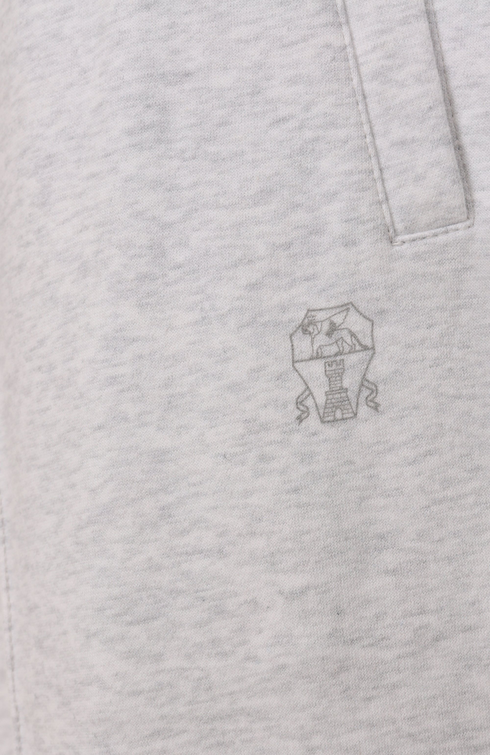 Хлопковые джоггеры BRUNELLO CUCINELLI, арт. MM8363211G, фото 6