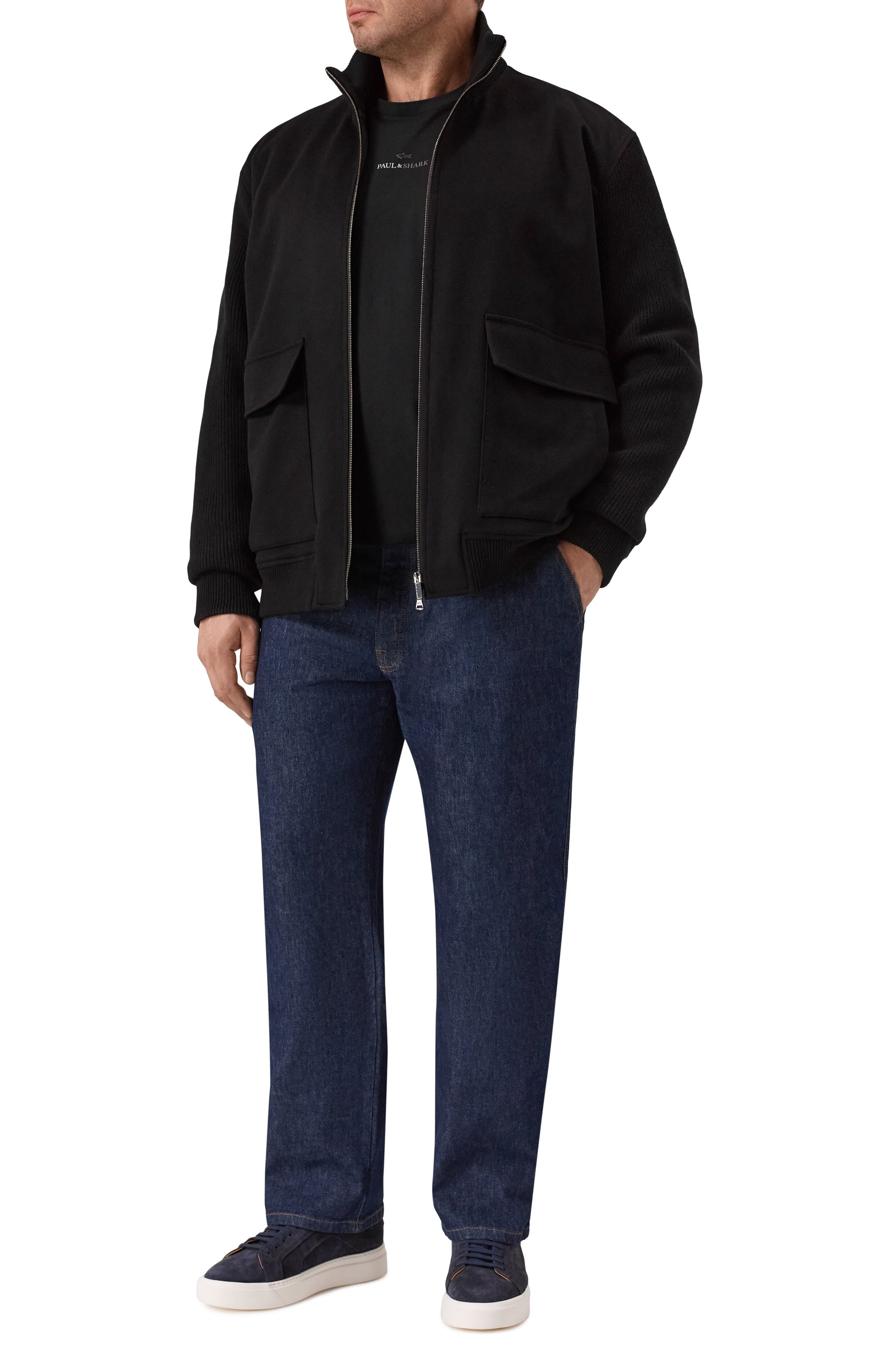 Хлопковая футболка PAUL&SHARK, арт. 26411040, фото 2