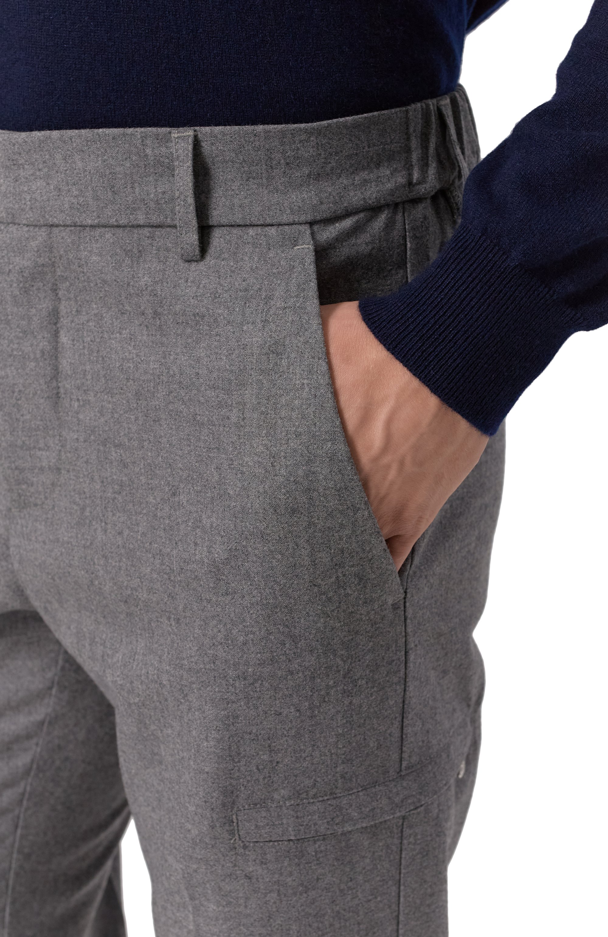 Шерстяные брюки MARCO PESCAROLO, арт. METIS/5215, фото 5