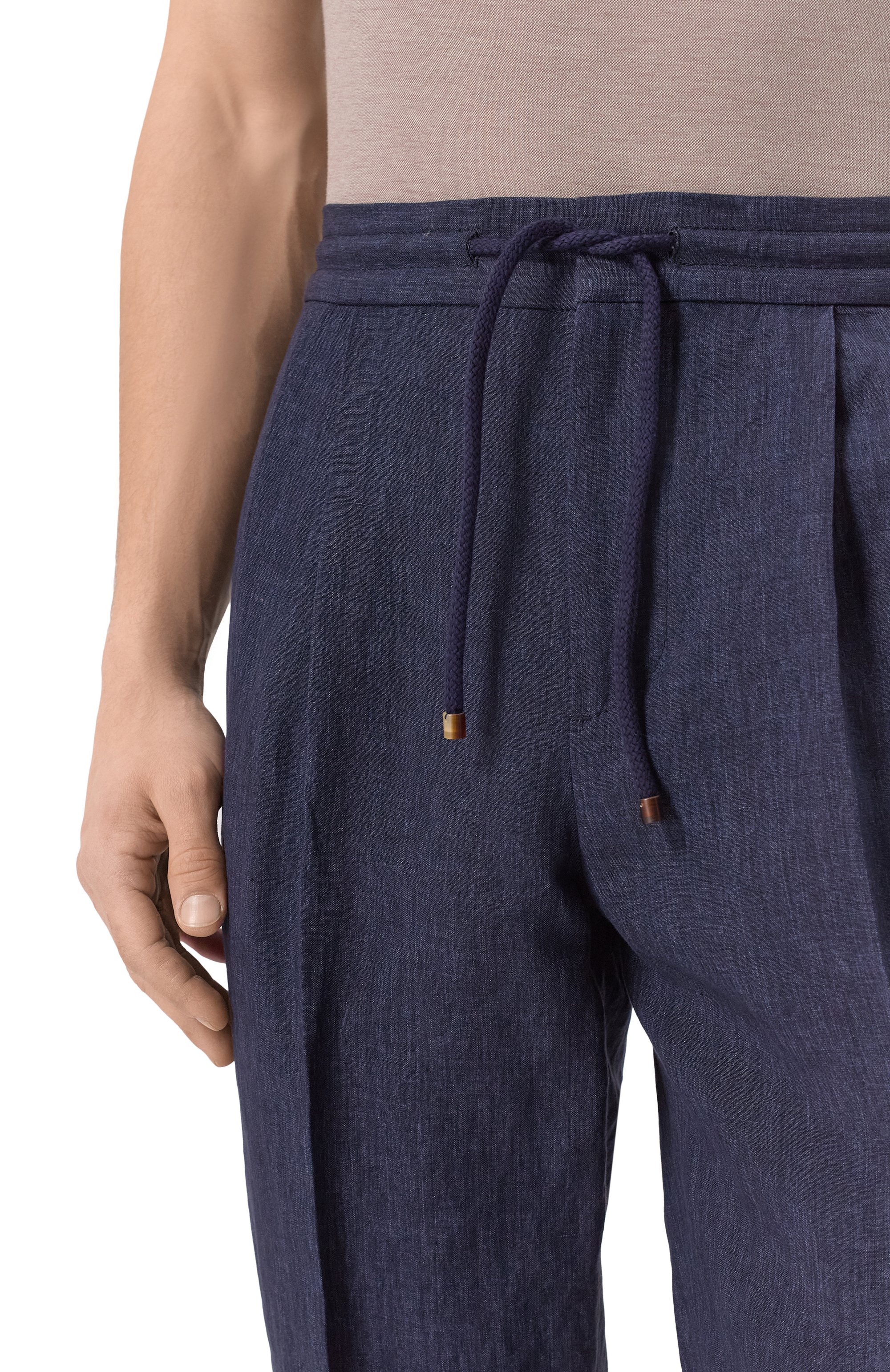 Льняные брюки BRUNELLO CUCINELLI, арт. MH248E1710, фото 5