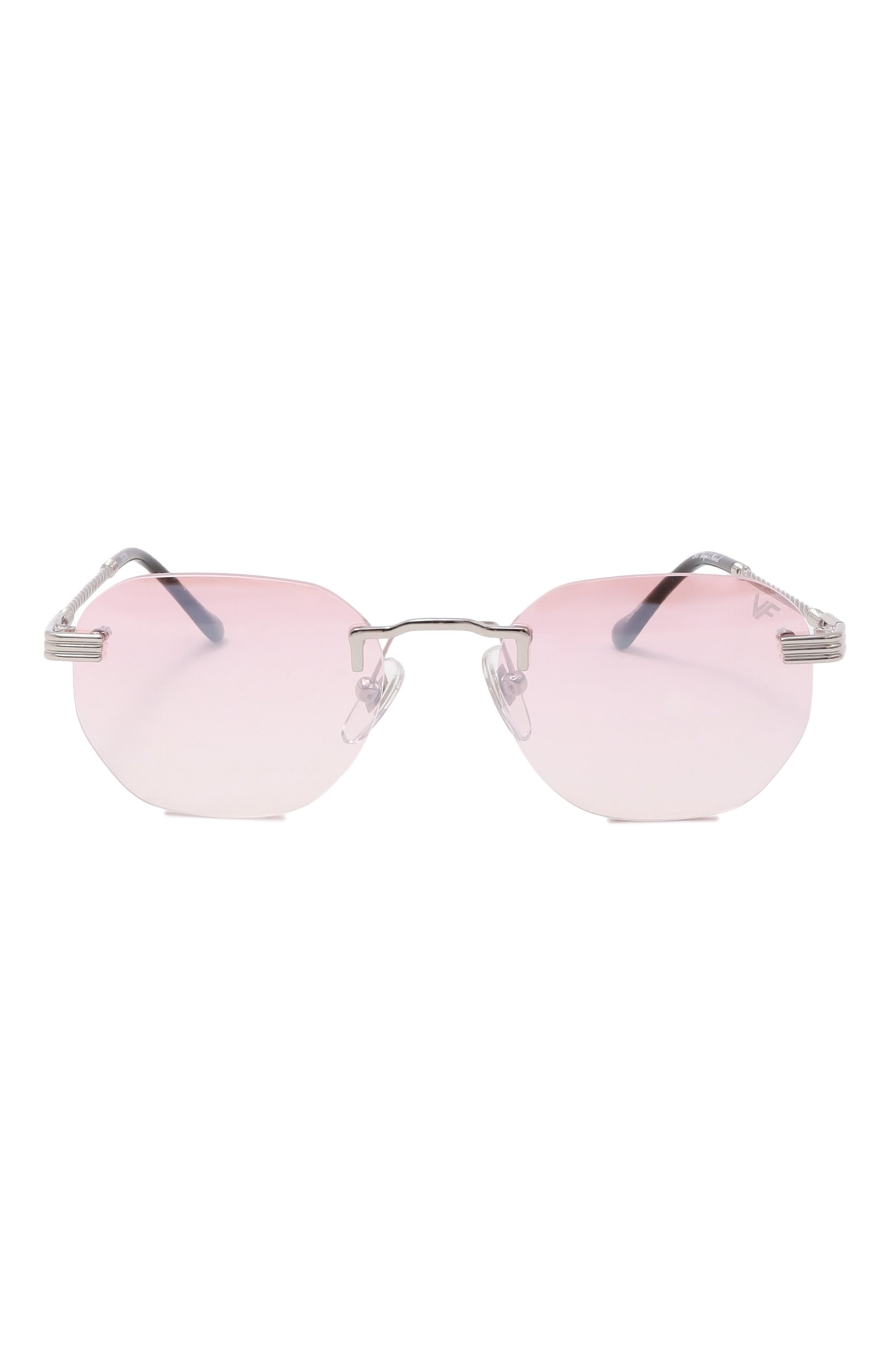 Солнцезащитные очки VINTAGE FRAMES, арт. DETR0IT PLAYER 24KT WHITE G0LD/NICKEL PINK, фото 4