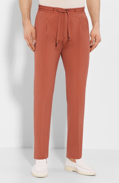 Брюки из хлопка и шелка CORNELIANI, арт. 854L03-0114000/00, фото 3