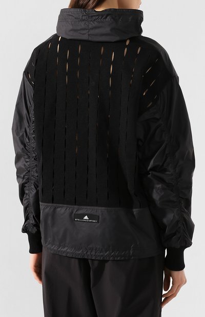Анорак ADIDAS BY STELLA MCCARTNEY черного цвета по цене 12600 руб., арт. FS9772, фото 4 Анорак ADIDAS BY STELLA MCCARTNEY, арт. FS9772, фото 4
