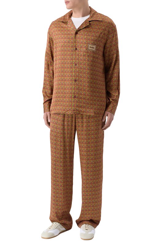 Рубашка из вискозы Drole De Monsieur J-SH233-VI027-RD Красный  J-SH233-VI027-RD Фото 2