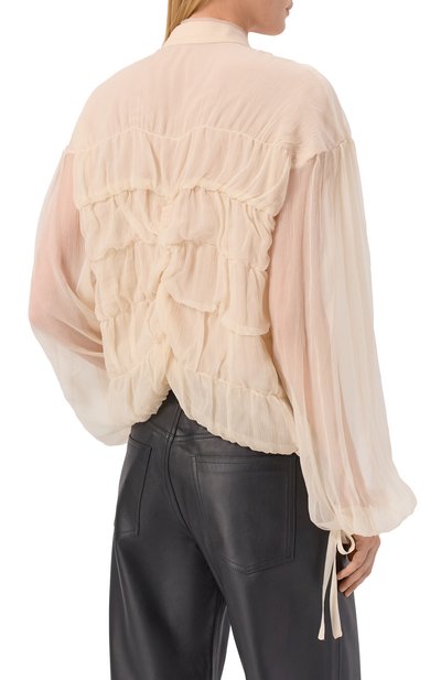 Шелковая блузка ISABEL BENENATO, арт. DW935S26, фото 4