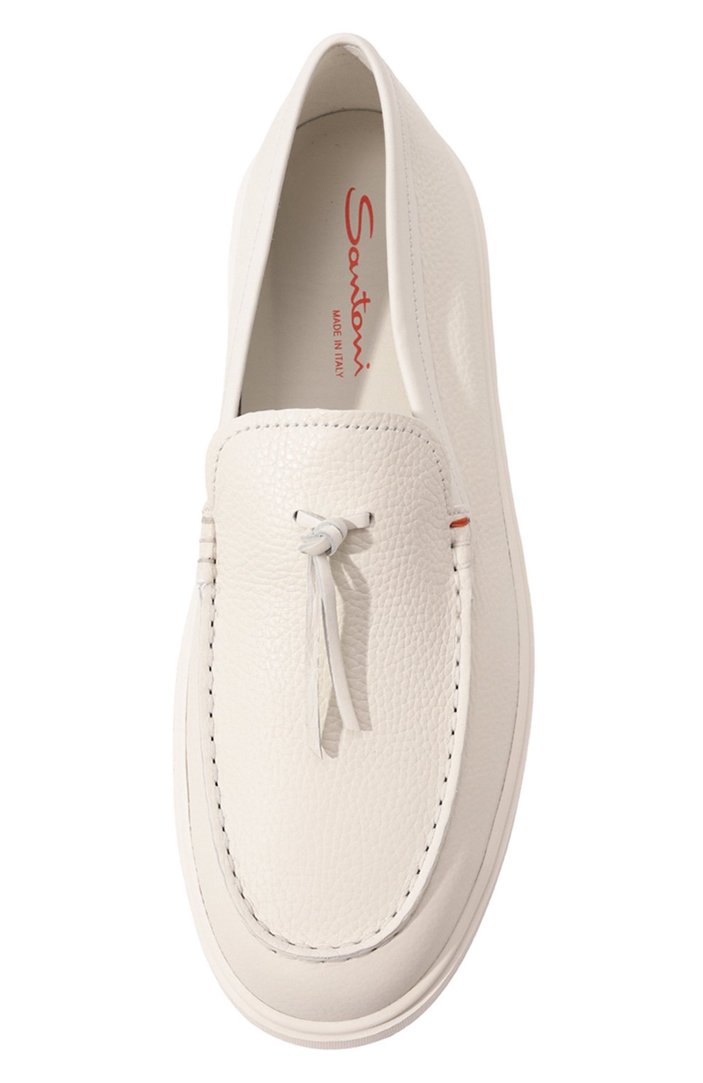 Кожаные лоферы SANTONI, арт. MBCD21439BARCSB4I48, фото 6