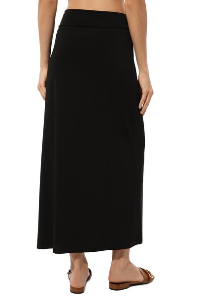 Парео из вискозы WEEKEND MAX MARA черного цвета по цене 27710 руб., арт. BEATO 241669106, фото 4 Парео из вискозы WEEKEND MAX MARA, арт. BEATO 241669106, фото 4