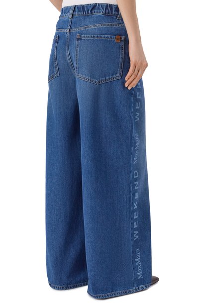 Джинсы WEEKEND MAX MARA синего цвета по цене 23650 руб., арт. WKDV0RTICE, фото 4 Джинсы WEEKEND MAX MARA, арт. WKDV0RTICE, фото 4