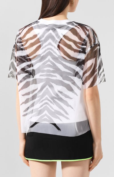 Хлопковая футболка VERSACE JEANS COUTURE, арт. B2HVB7VB-VDM609 TIGER/30384, фото 4