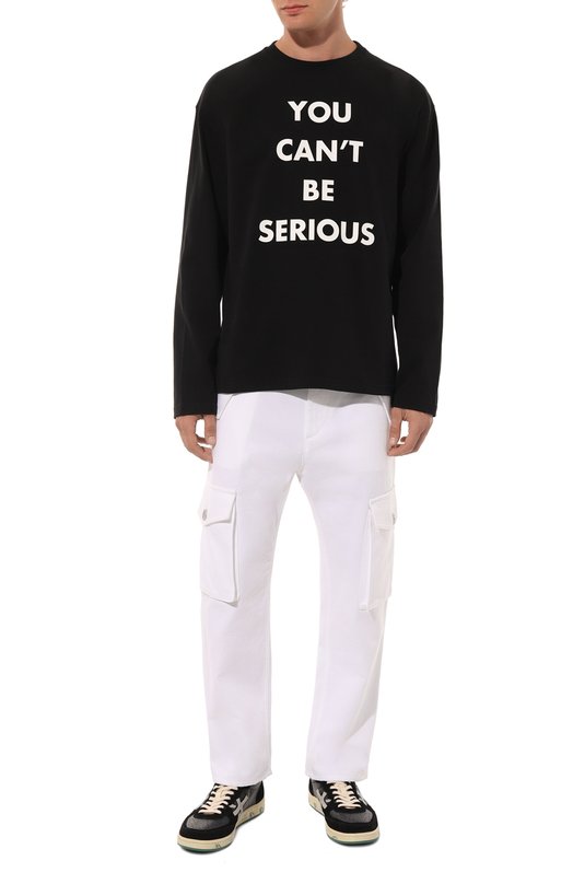 Хлопковый лонгслив Moschino 2