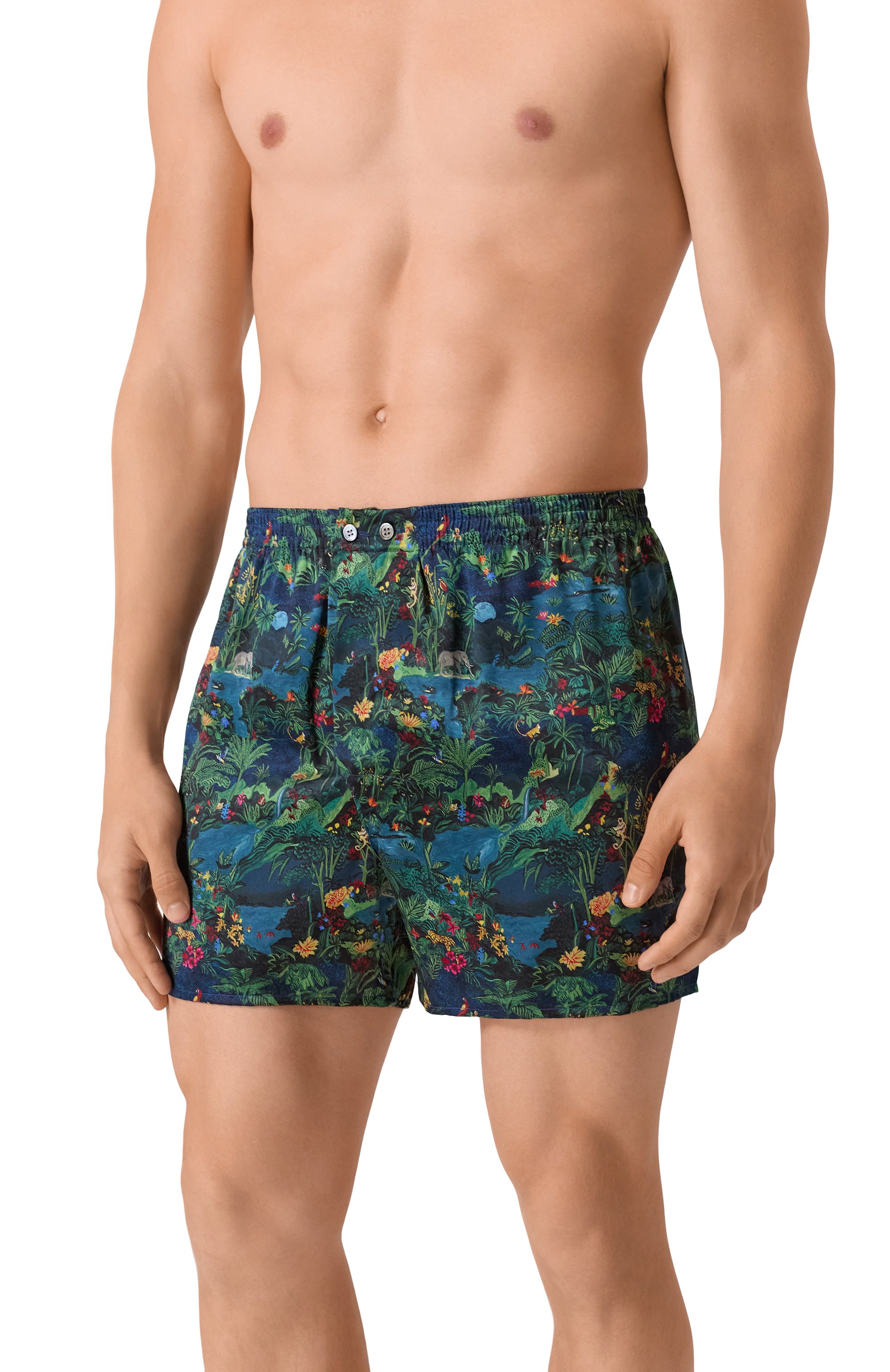 Шелковые боксеры DEREK ROSE, арт. 6030/BRIN121, фото 2