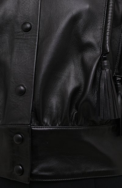 Кожаный бомбер ISABEL MARANT, арт. VE1514-20H056I/LARSY, фото 5