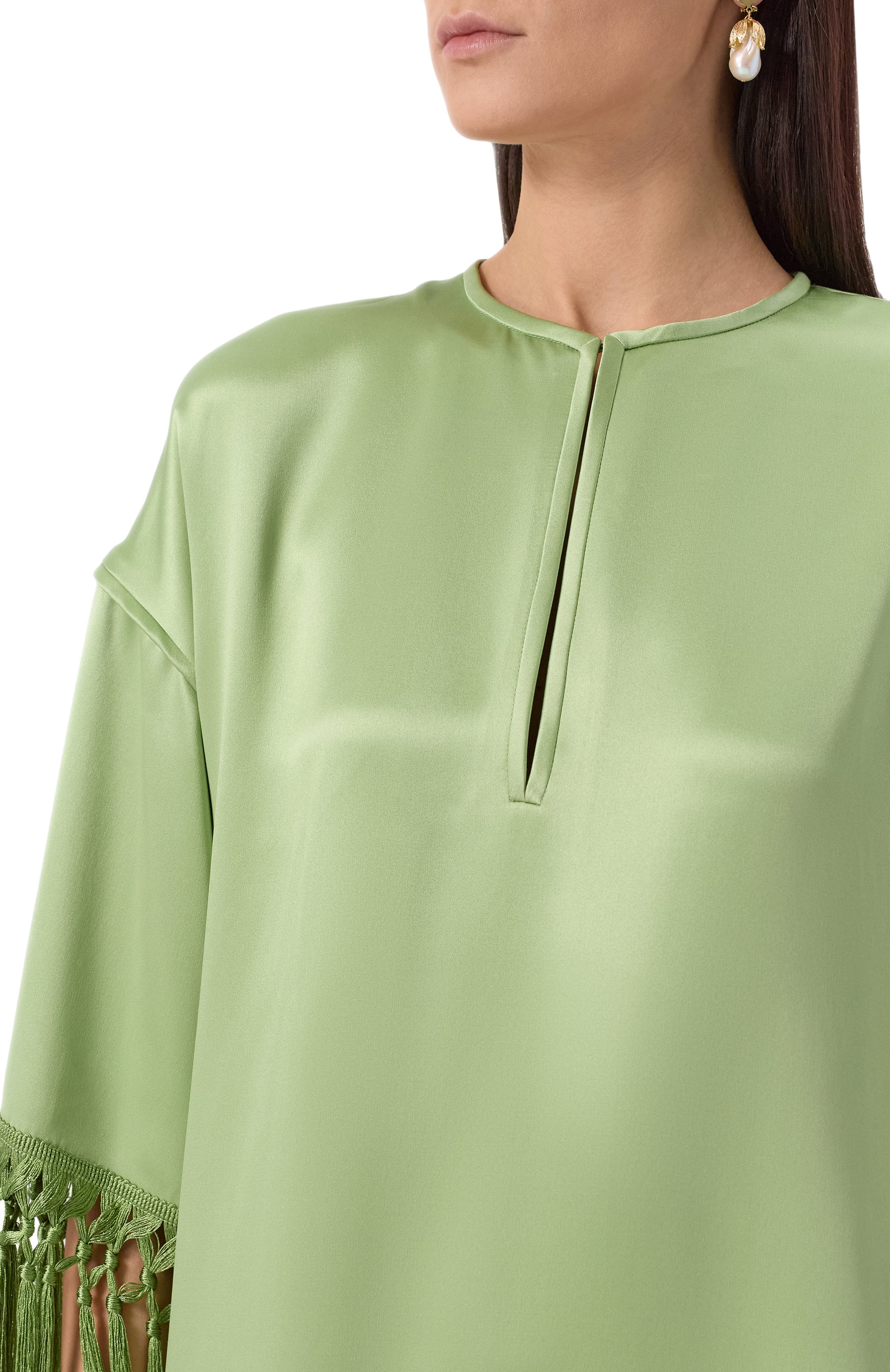 Атласное платье VALENTINO, арт. 6B3VAEP190E, фото 5