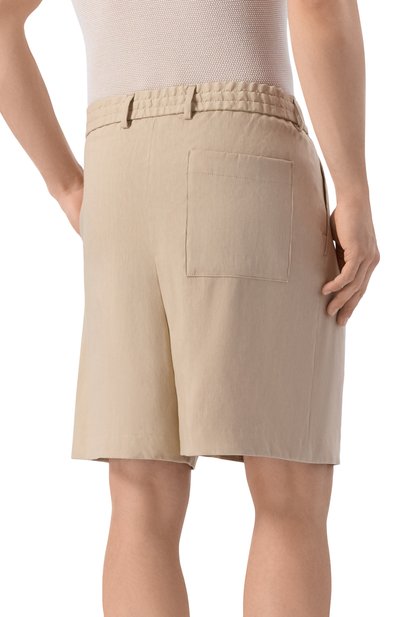 Шорты изо льна и вискозы BOSS, арт. 50561983, фото 4