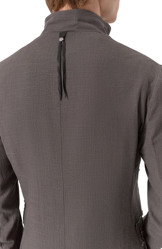 Двусторонний пиджак из вискозы и льна 139Dec SUT617-GRE Зелёный  SUT617-GRE Фото 5