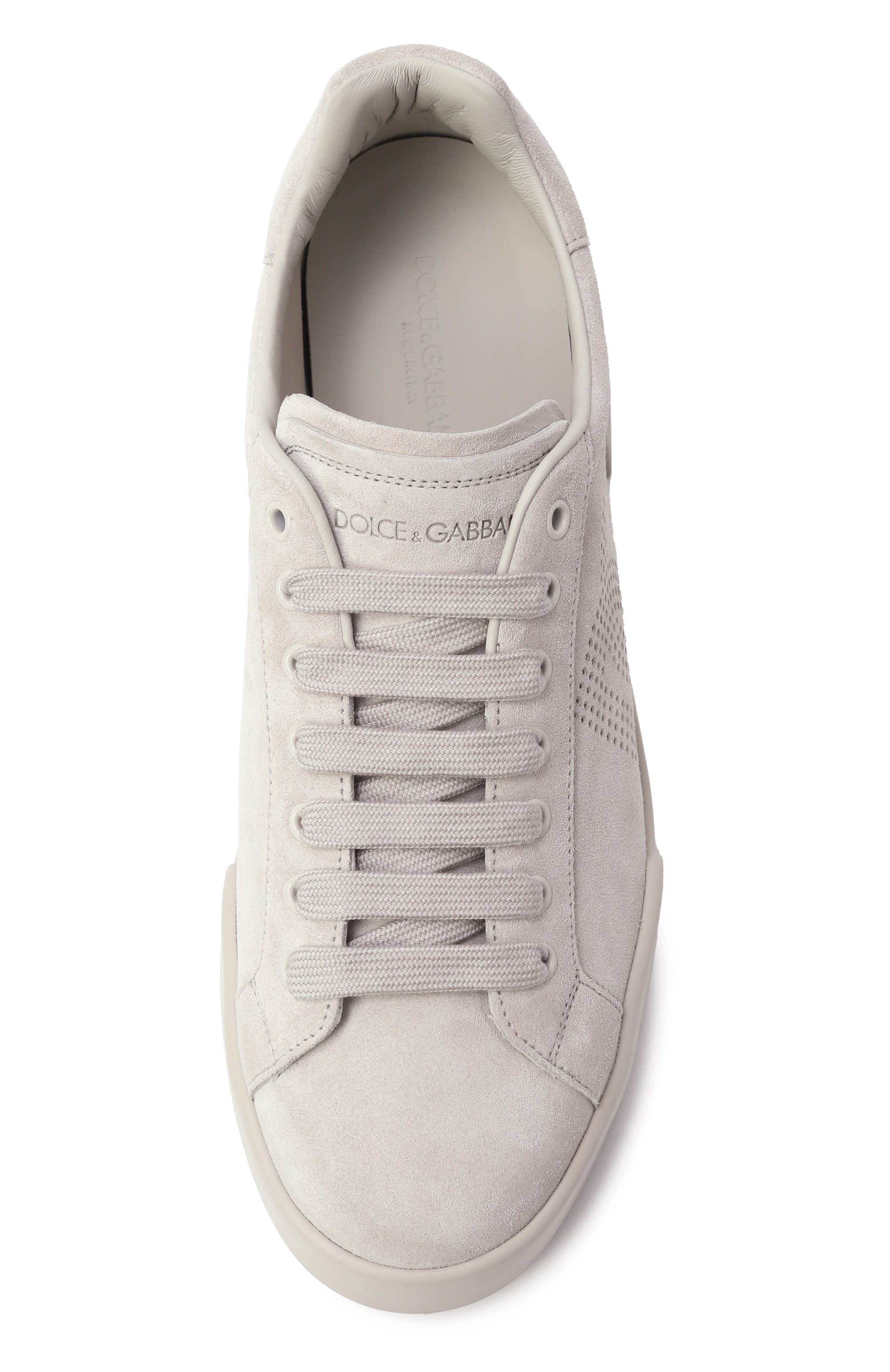 Замшевые кеды strobel portofino light DOLCE & GABBANA, арт. CS2324/A9T67, фото 6