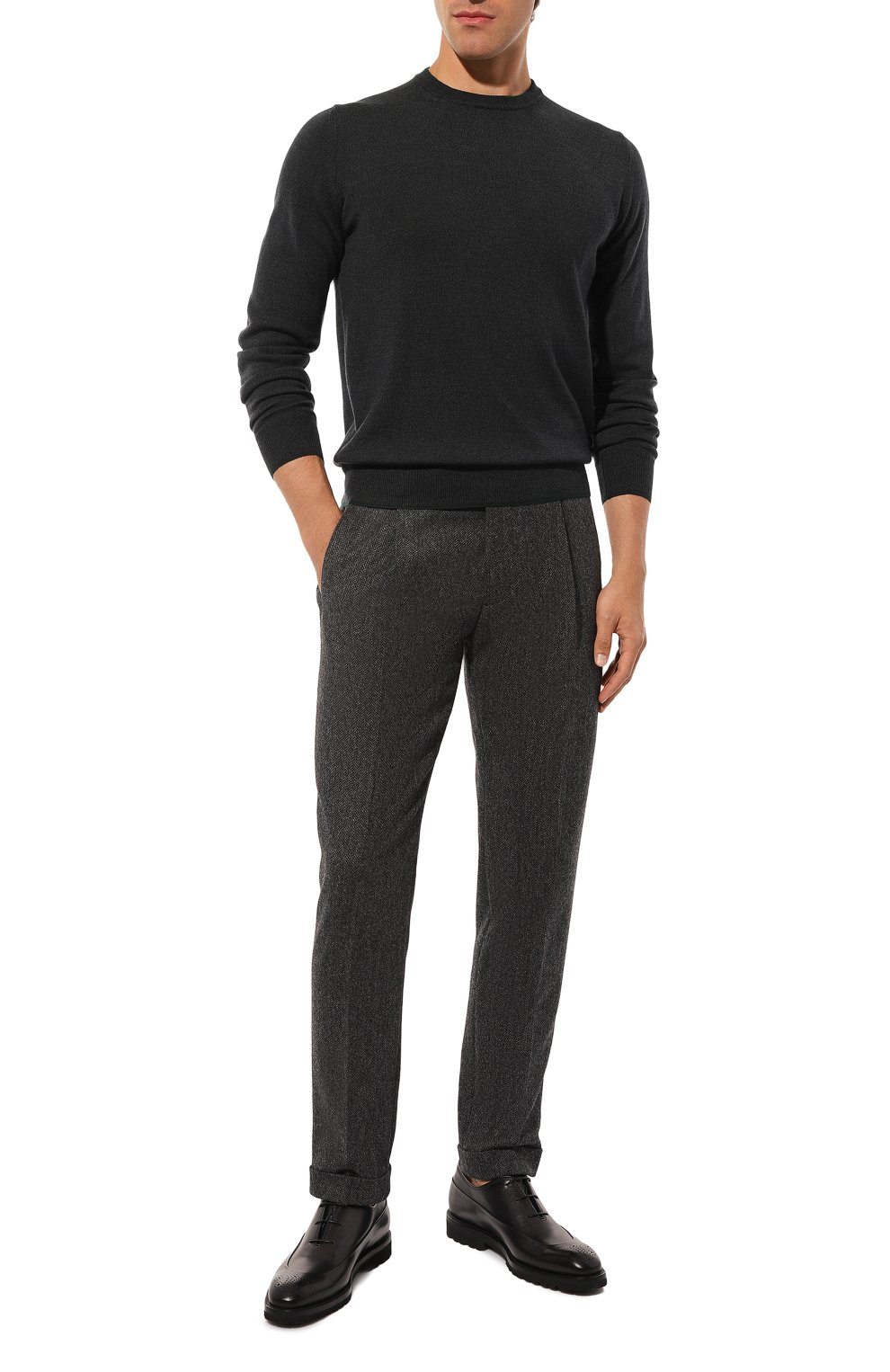 Шерстяные брюки ANDREA CAMPAGNA, арт. RETR0L0NG/AM1513, фото 2