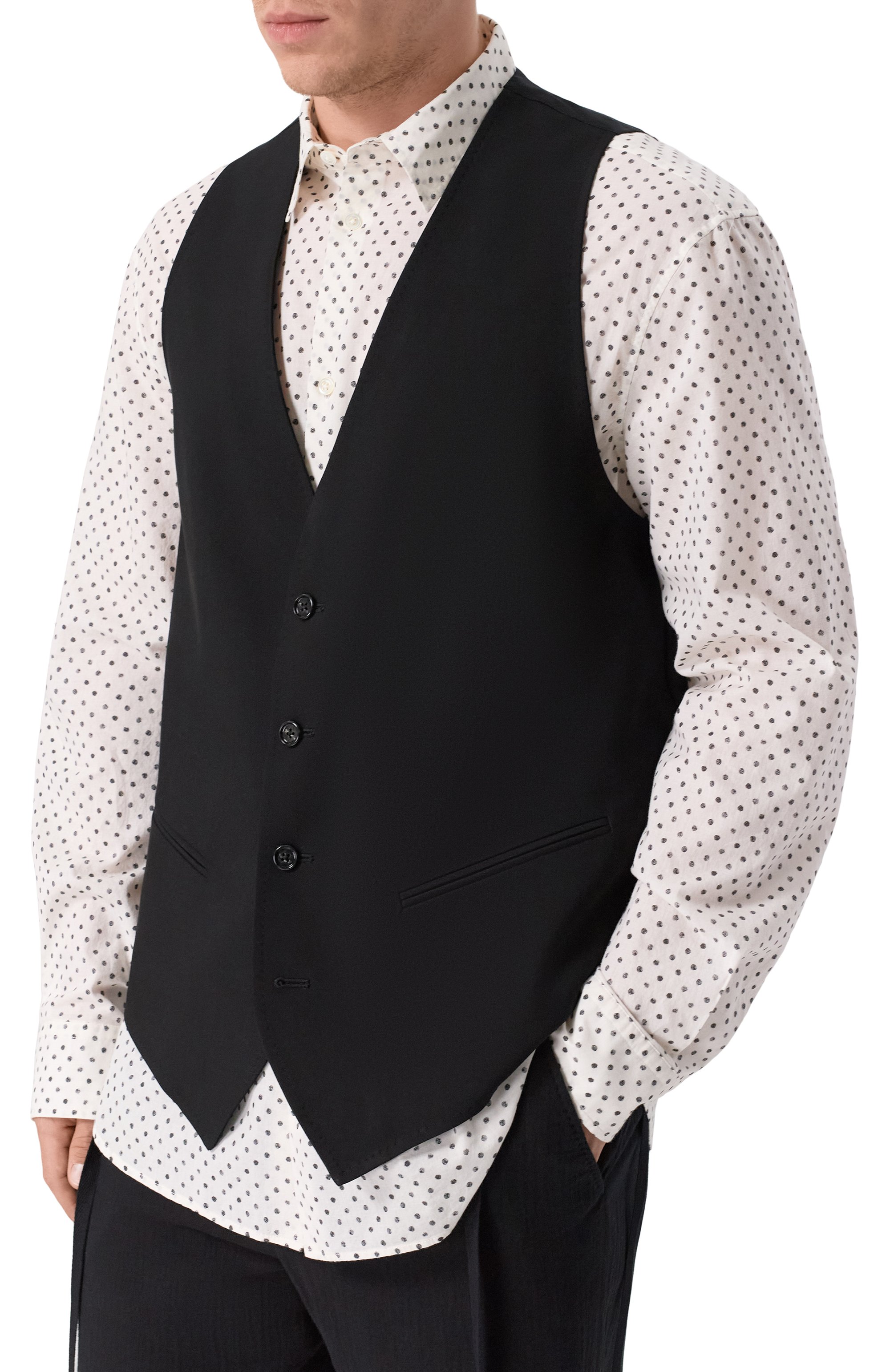 Жилет из вискозы ANN DEMEULEMEESTER, арт. B0012391/FA558, фото 3