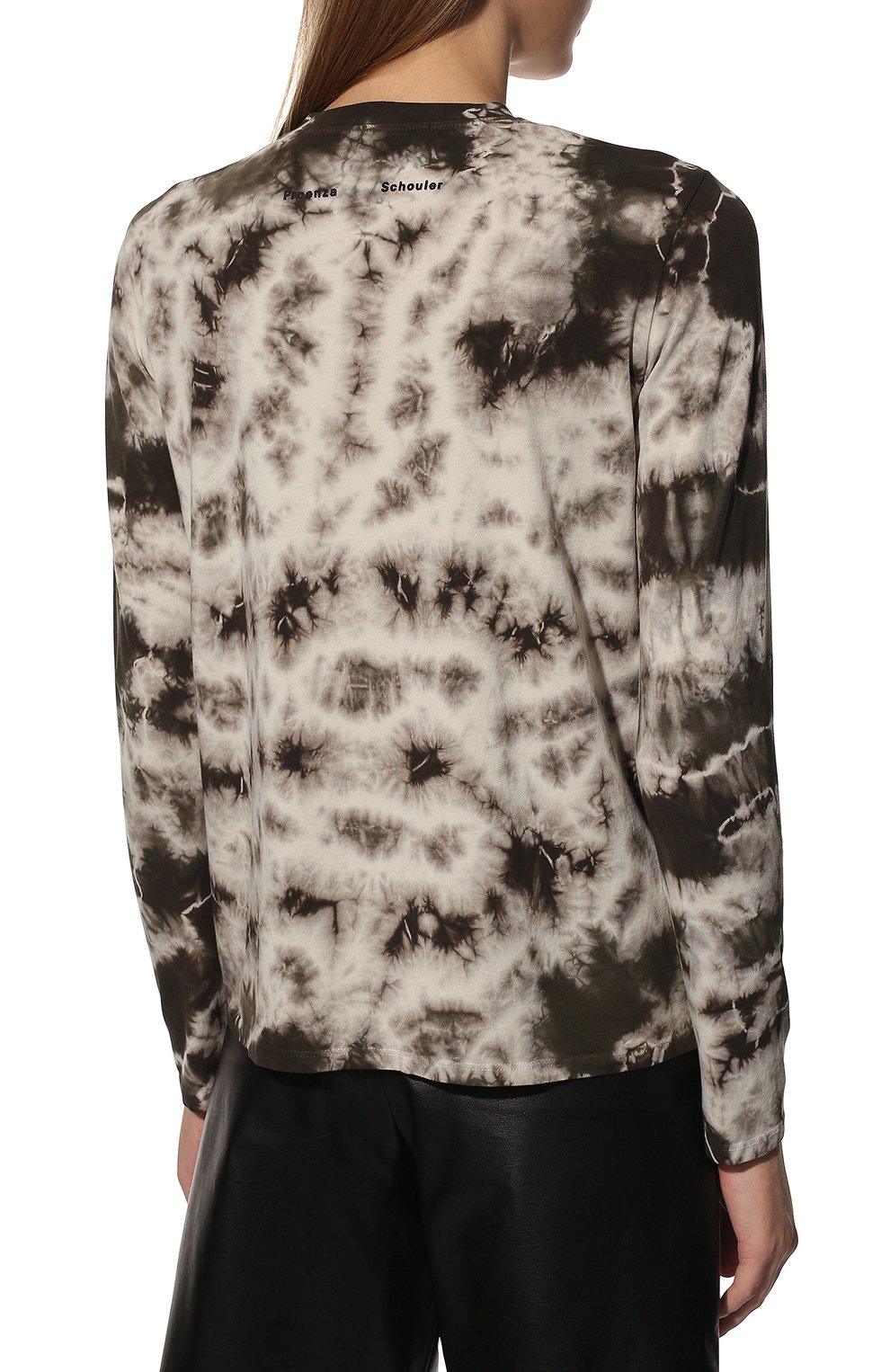 Хлопковый лонгслив PROENZA SCHOULER WHITE LABEL, арт. WL2214237-JCT144-CRS, фото 4