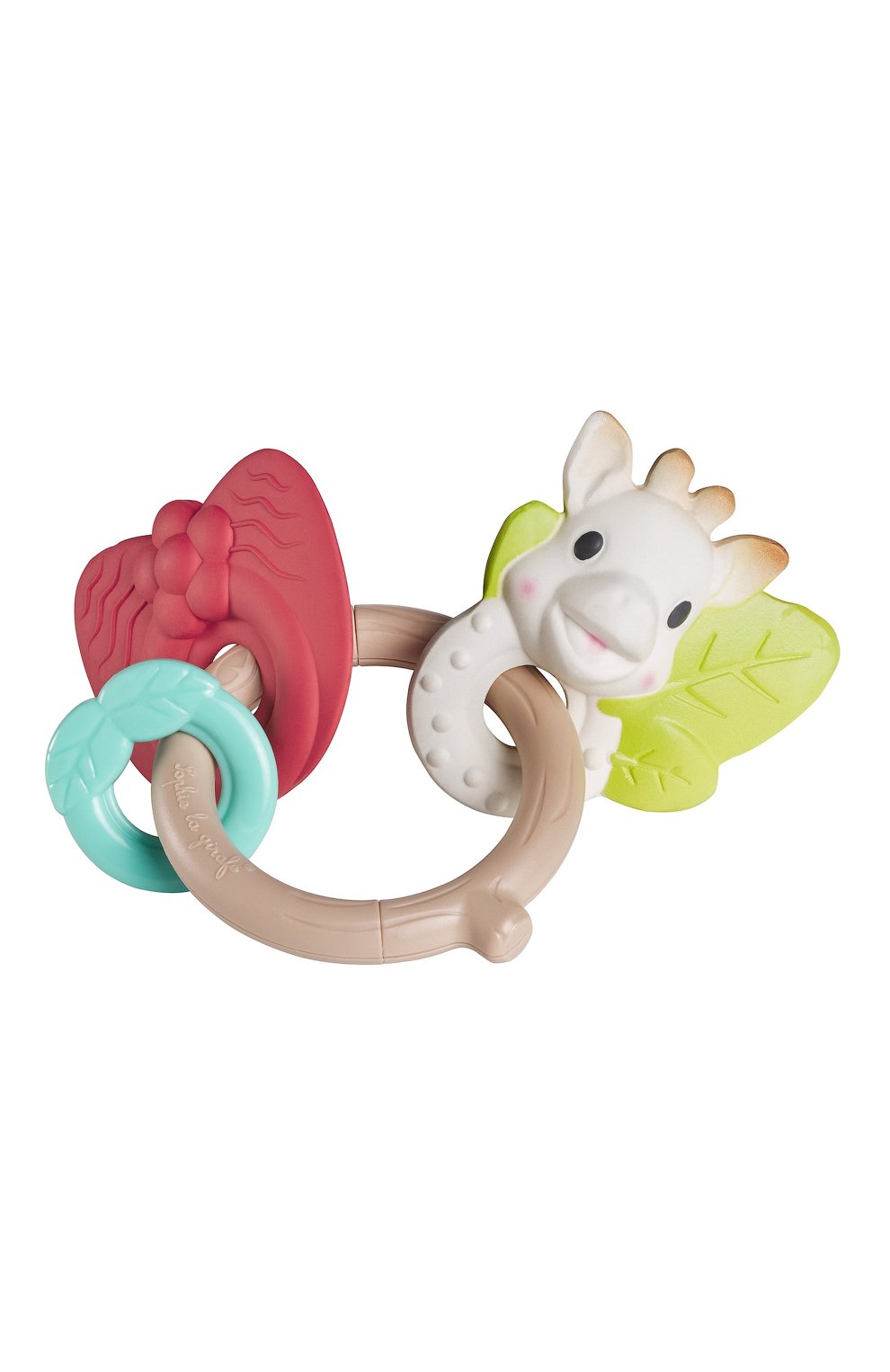 Погремушка жирафик VULLI белого цвета по цене 3980 руб., арт. 220133, фото 1 Погремушка жирафик VULLI, арт. 220133, фото 1