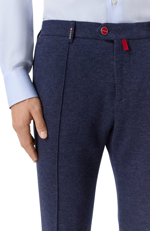 Кашемировые брюки Kiton UFFPBRK0150G06 Синий  UFFPBRK0150G06 Фото 5